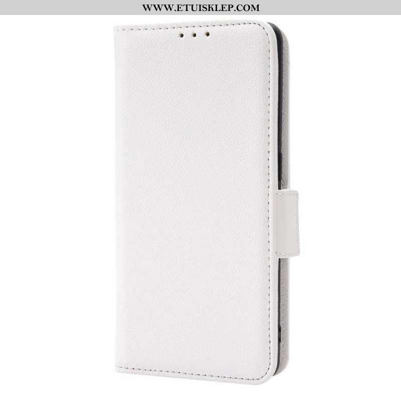 Etui Folio do Oppo Find X5 Pro Tradycyjny Styl Skóry Liczi